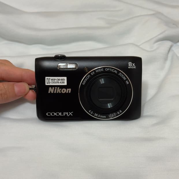 니콘 쿨픽스 A300 블랙 작례O