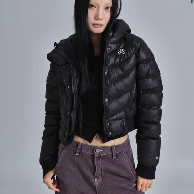 애즈온 숏패딩