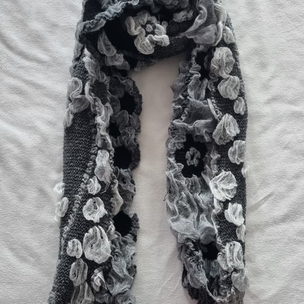 빈티지 모리걸 하구미 오리엔탈 머플러