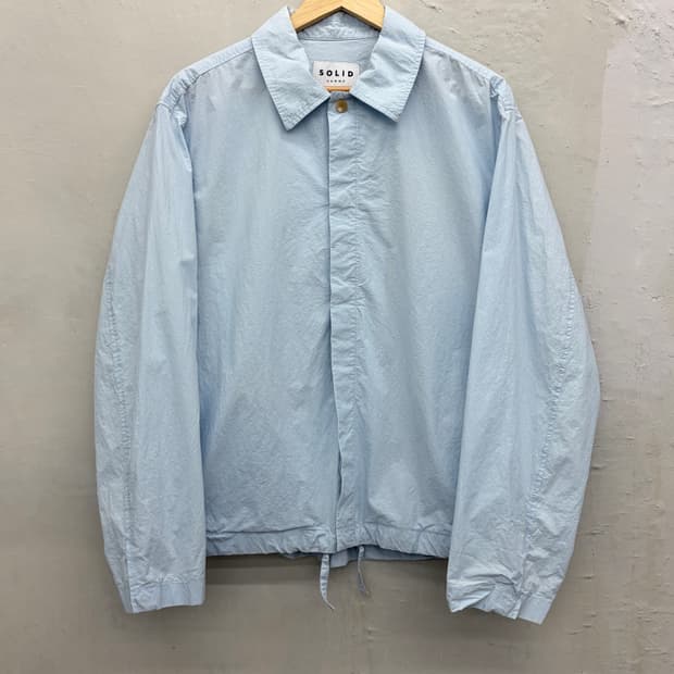 솔리드 옴므 코튼쉘 블루종 자켓