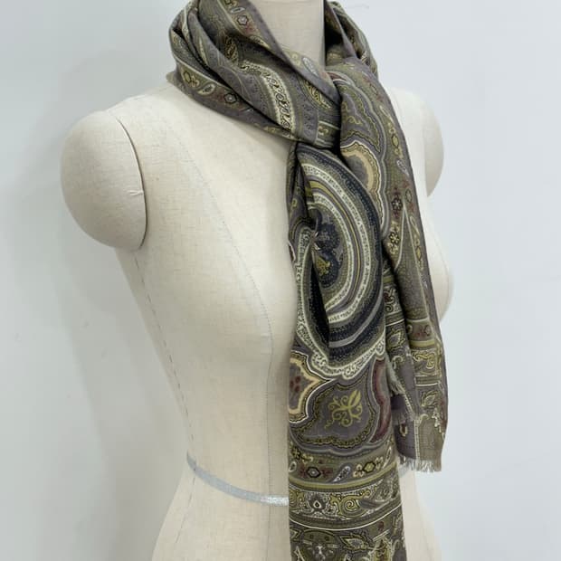 에트로 울 실크 머플러