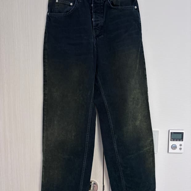 29 자라 ZARA 워싱 벨벳 데님 팬츠