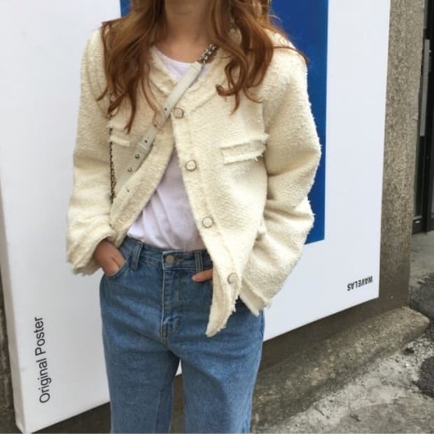 리본빛(구 모네) 트위드 자켓