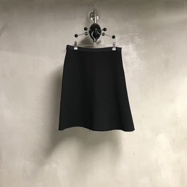 프라다 블랙 스커트 40(W)