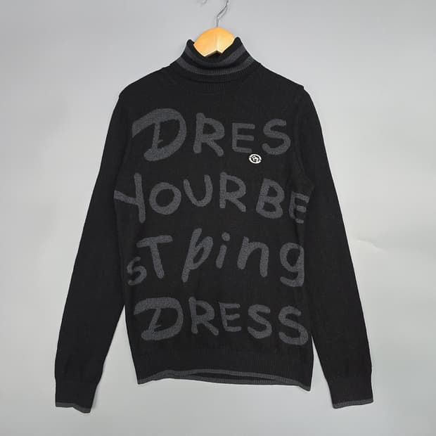 핑(PING) 여성용 골프 레터링 터틀넥 니트 90