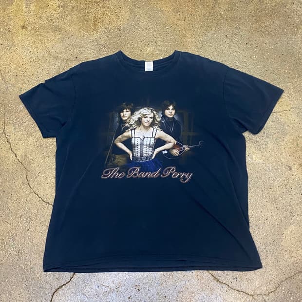 미국 빈티지 더 밴드 페리 굿즈 투어티 락티셔츠 반팔티