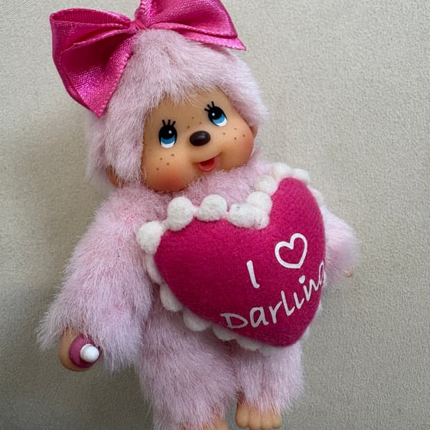 마카롱 몬치치 핑크 키링