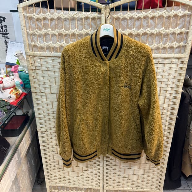 95 정품 스투시 후리스 붐버자켓 팝니다