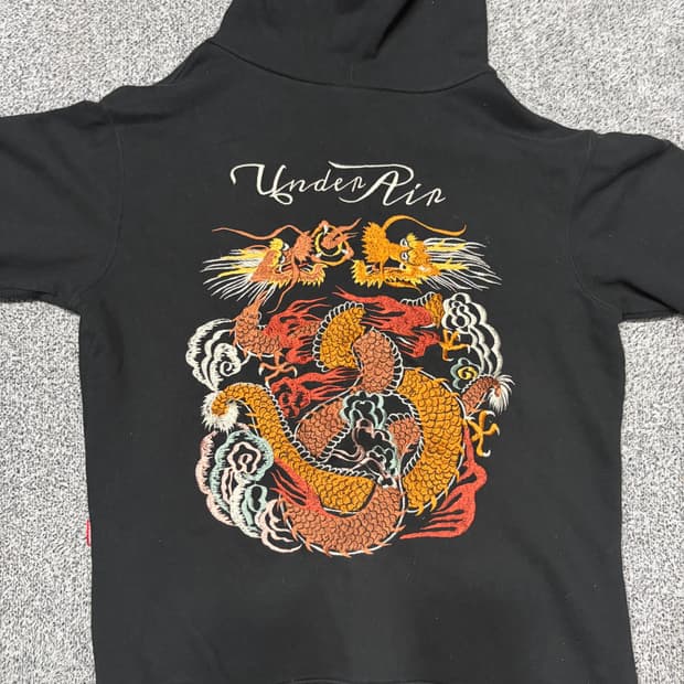 underair 빈티지 용 후드티