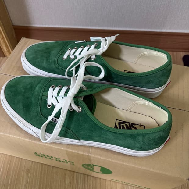 [275] 반스 어센틱 스웨이드 그린