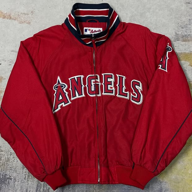 MLB 마제스틱 LA에인절스 야구점퍼 
