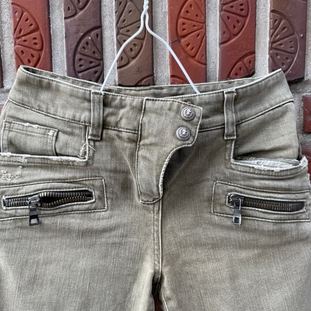 발망 BALMAIN 바이커진 카키 (26)