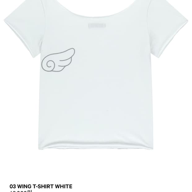 Coyseio 03 wing t-shirt white