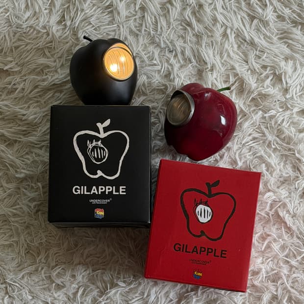 언더커버 길라 애플 조명 블랙/레드