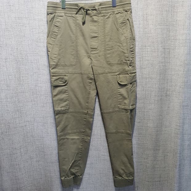 DKNY 디케이앤와이 카키 카고 조거팬츠 