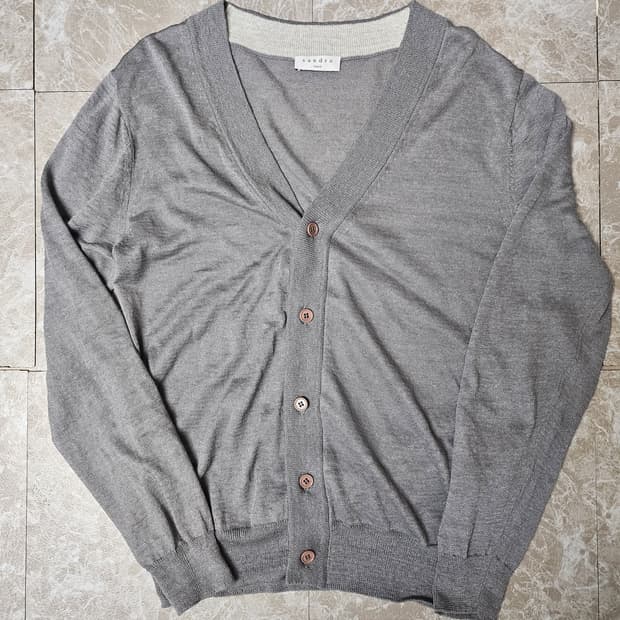 산드로 여성 그레이  가디건 100