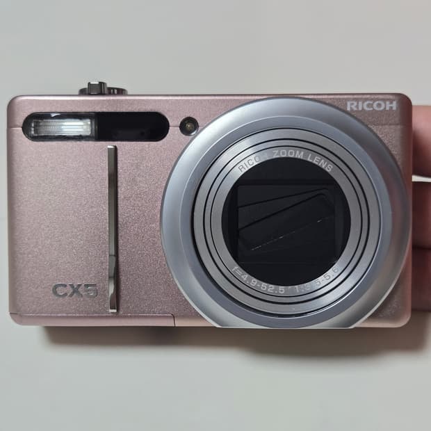 리코 CX5 핑크색상 디지털 카메라