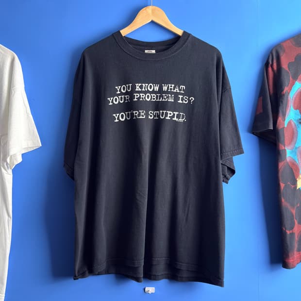 (2XL) 00s 빈티지 Humor 티셔츠