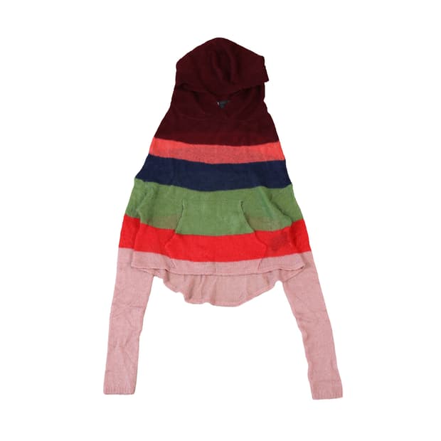 Y-3 FW12 Color Block Hooded Knit Top