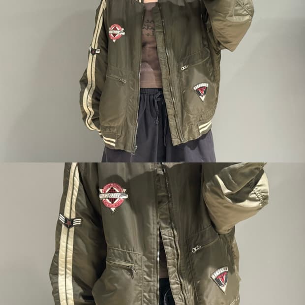 patch point line detail flight jumper