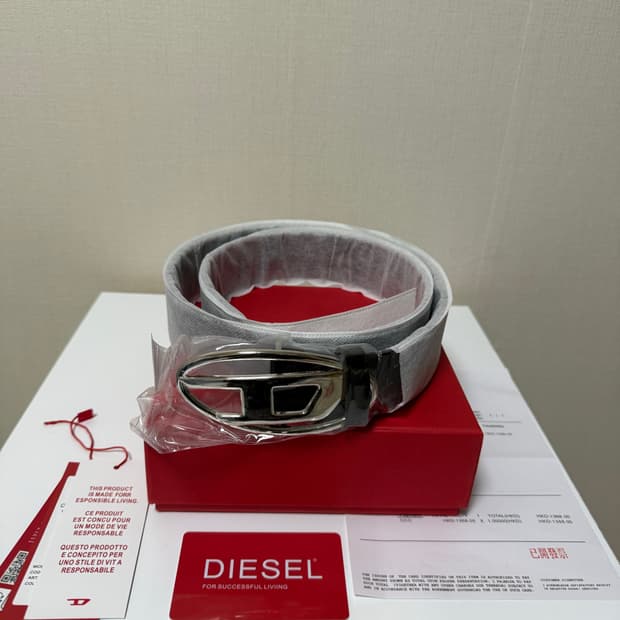 (새상품)디젤 B-1DR 레더 벨트
