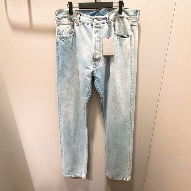 (정품/새상품) VTMNTS 베트멍 남성 스트레이트 데님 팬츠