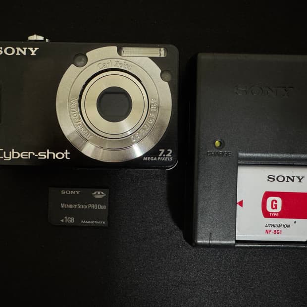 소니 사이버샷 DSC-W55 디카