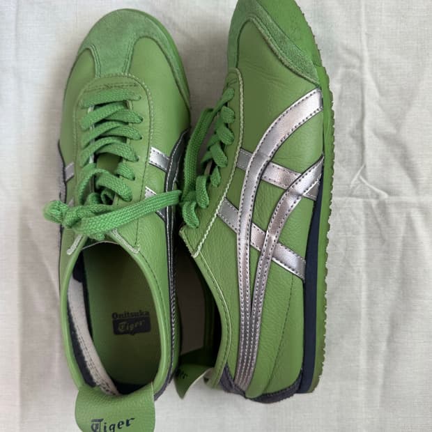 오니츠카타이거 green shoes