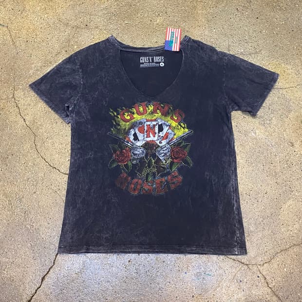 미국 빈티지 건스앤로즈 굿즈티 락티셔츠 반팔티