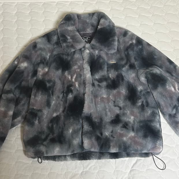 네스티팬시클럽 퍼자켓 퍼플