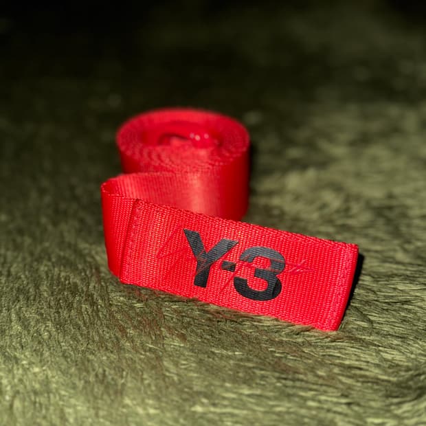 [M] Y-3 와이쓰리 요지야마모토 로고 벨트 125cm