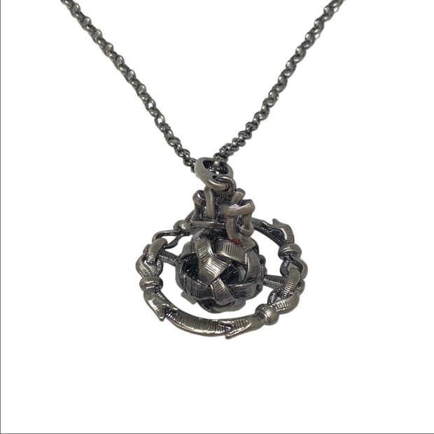 비비안웨스트우드 아카이브 엔틱 황동 orb 팬던트 목걸이