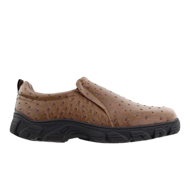 roper ostrich slip on