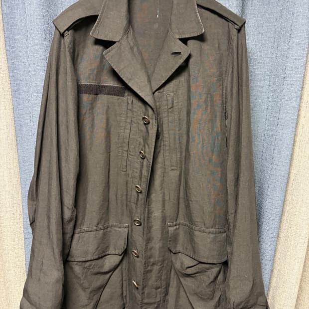 요지 야마모토 뿌르옴므 04ss 벨크로 자켓