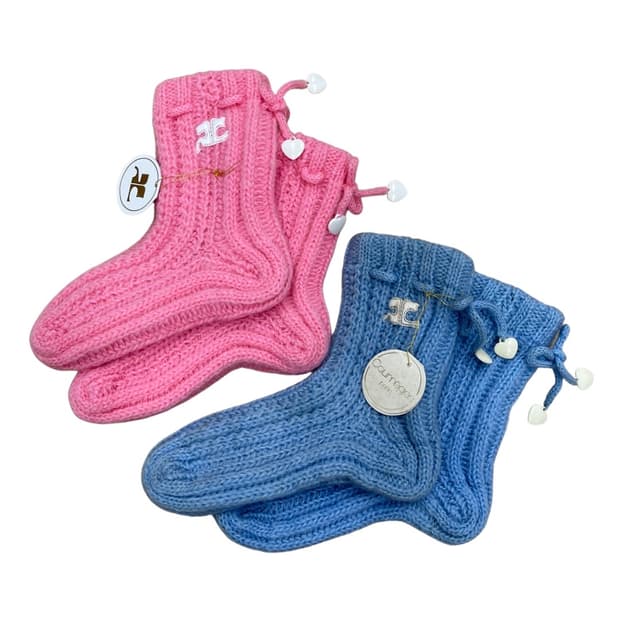 courreges heart socks
