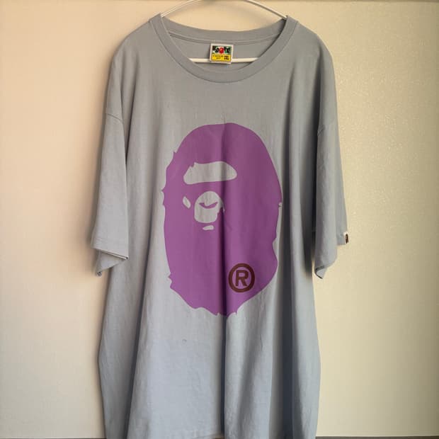 베이프 민트 빅헤드 로고 반팔 xxl