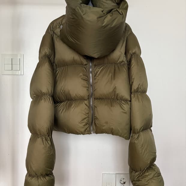 릭오웬스 18fw 페넬넥 패딩 