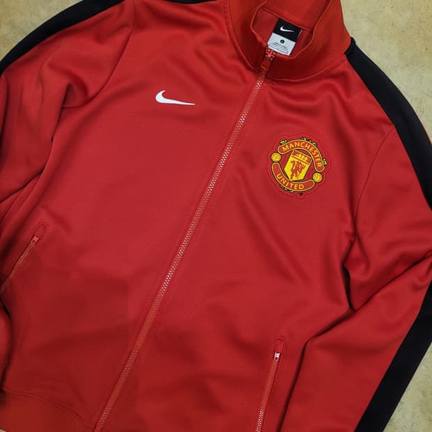 나이키 맨체스터 유나이티드 2013  14 트랙탑 져지 자켓 유니폼 맨유