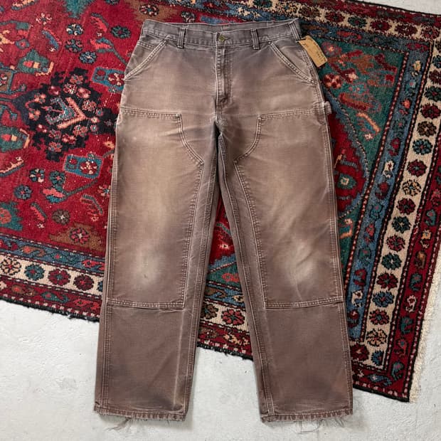 OG 칼하트 더블니 다크브라운 칼하트 B136 DKB 썩블니