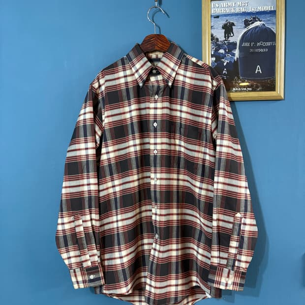 80‘s LL Bean Check B.D Shirt.