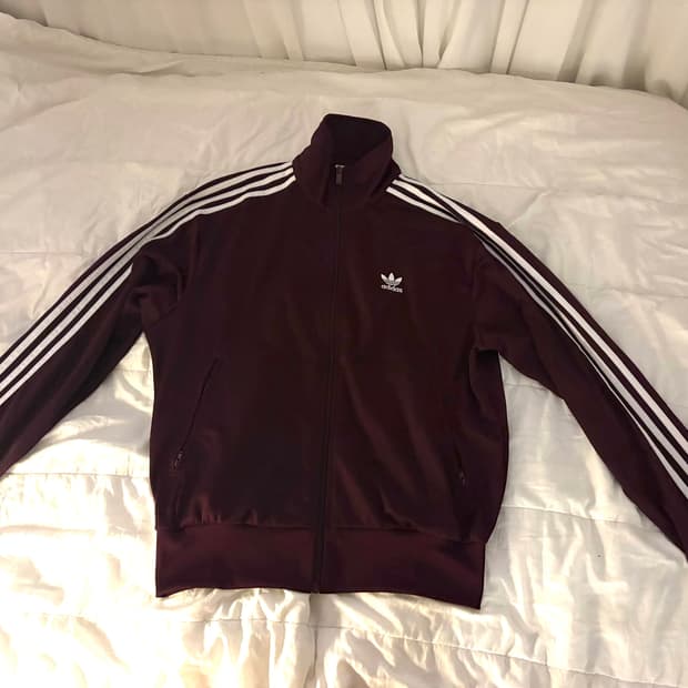 아디다스 오리지널 베켄바우어 트랙탑 져지 와인