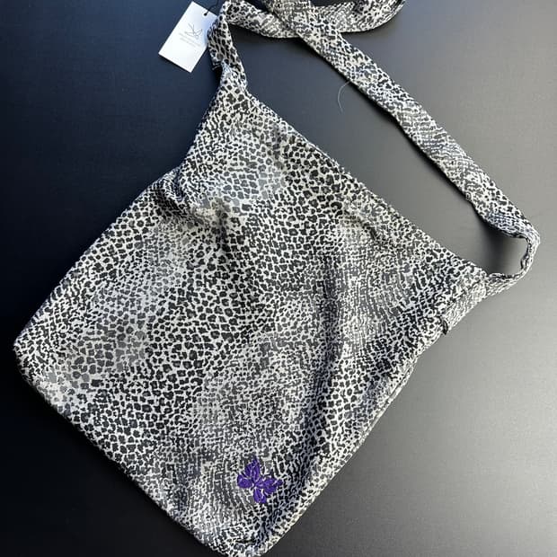 Needles leopard bag