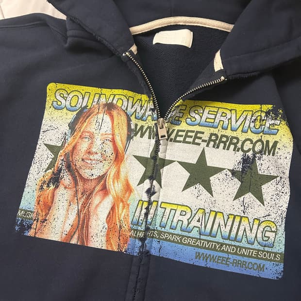 EEERRR Sound Wave 후드집업 (L)