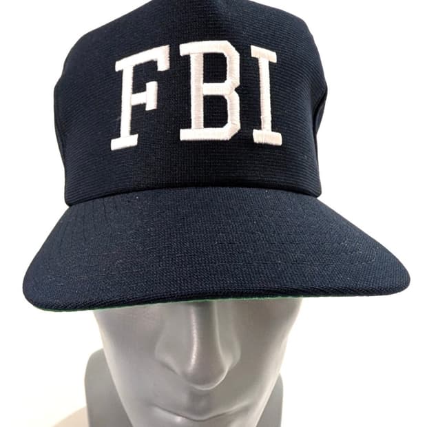 made in usa fbi 90s cap