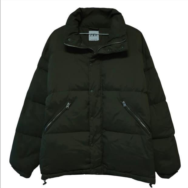 자라 구스다운패딩잠바 100-105 거위털점퍼 파카