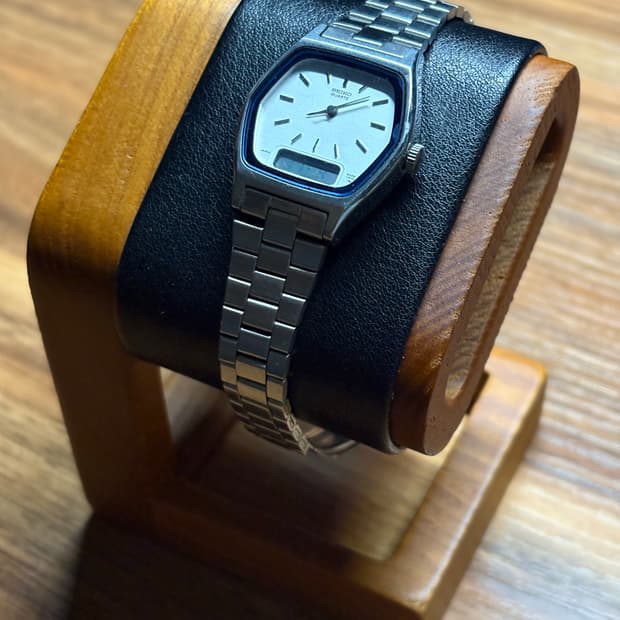 세이코 듀얼 디스플레이 쿼츠 빈티지 시계