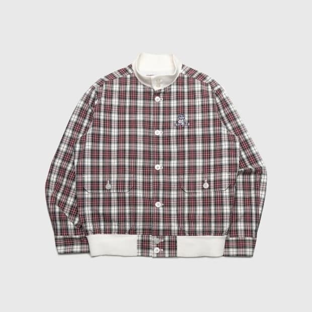 a-1 check blouson