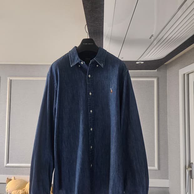 [거의 새것] 폴로 랄프로렌 데님 셔츠 남방 클래식 xl
