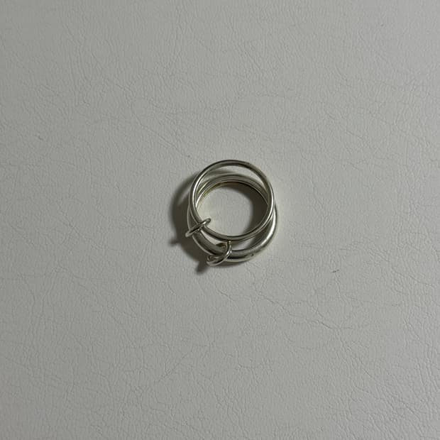 Sliver925 레이어드 링 17호