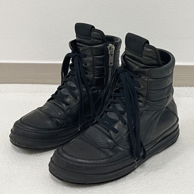 릭오웬스 10AW 혀짧 지오바스켓 모노크롬 올검 LBO